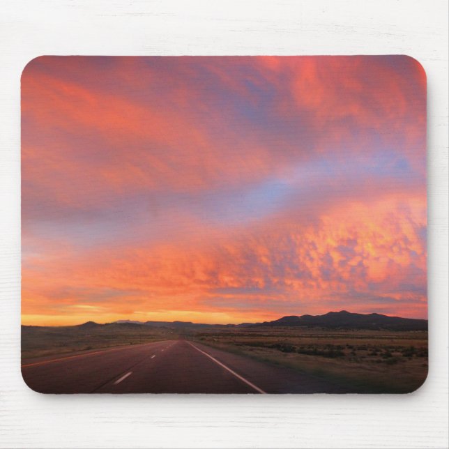 Tapis De Souris Coucher de soleil 2 (Devant)