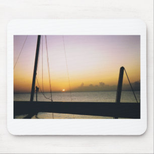 Tapis De Souris Coucher de soleil d'Aruba
