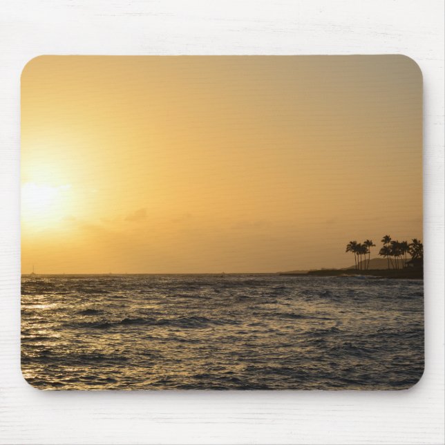 Tapis De Souris Coucher de soleil de Kauai (Devant)