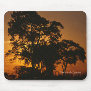 Tapis De Souris Coucher de soleil de Savannah