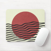 Coucher de soleil du style Bauhaus