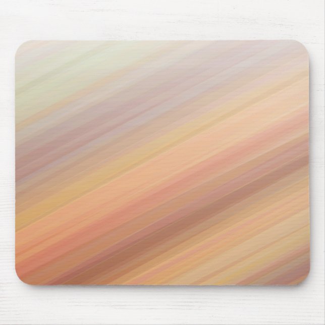 Tapis De Souris Coucher de soleil rayé rayé orange (Devant)
