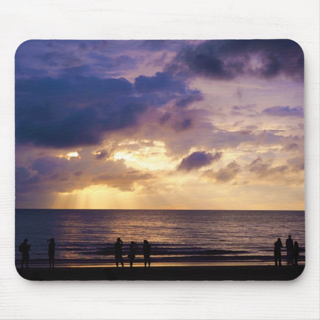 Tapis De Souris Coucher de soleil sur la côte de Malaisie (Devant)