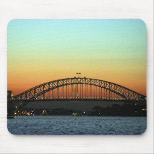 Tapis De Souris Coucher de soleil sur le pont de la baie de Sydney