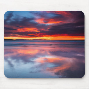 Tapis De Souris Coucher de soleil sur les îles anglo-normandes, CA