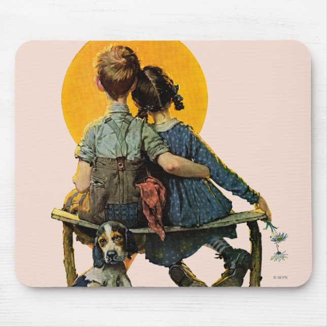 Tapis De Souris Coucher du soleil (Devant)