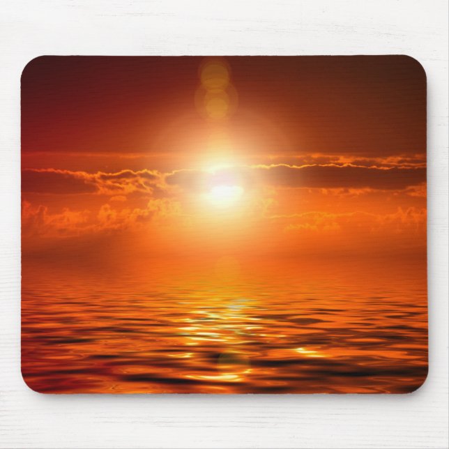 Tapis De Souris Coucher du soleil (Devant)
