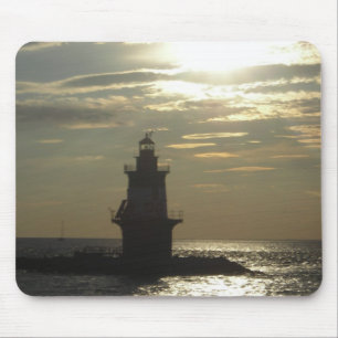 Tapis De Souris Coucher du soleil 3 de phare de point de l'Orient