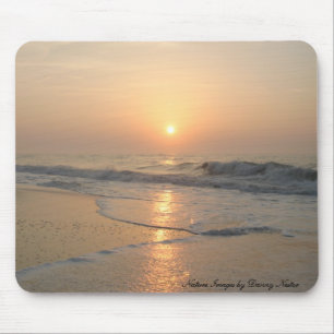 Tapis De Souris Coucher du soleil à la plage