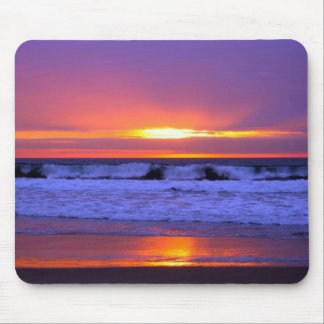 Tapis De Souris Coucher du soleil au-dessus de l'eau