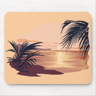 Tapis De Souris Coucher du soleil de détente