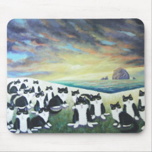 TAPIS DE SOURIS COUCHER DU SOLEIL DE SMOKING