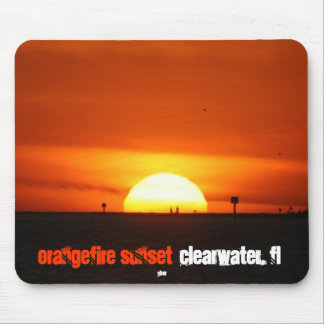 Tapis De Souris Coucher du soleil d'OrangeFire par Ybor