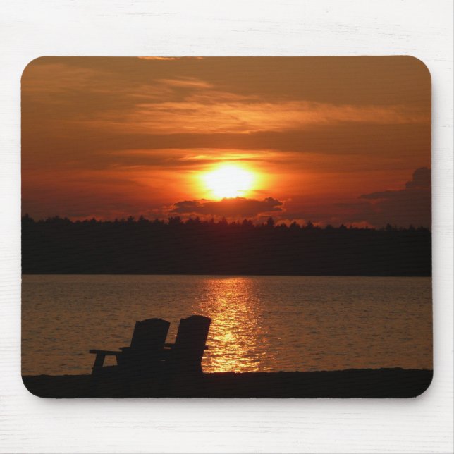 Tapis De Souris Coucher du soleil Mousepad (Devant)