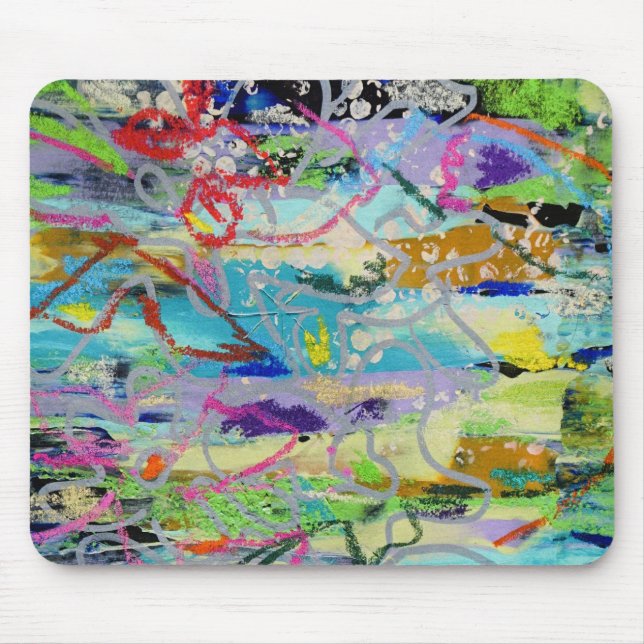 Tapis De Souris Couches chaudes par Lydia's Art Sangria (Devant)