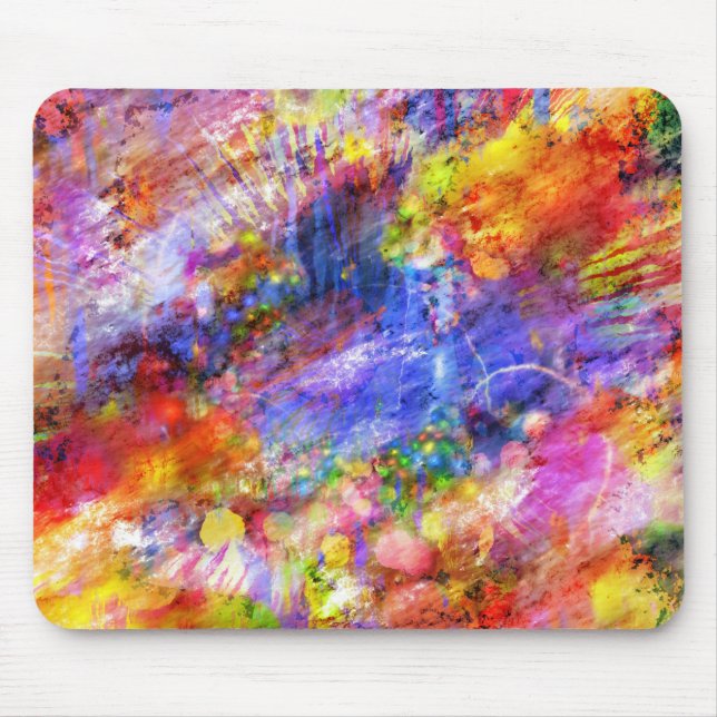 Tapis De Souris Couleur Abstraite (Devant)