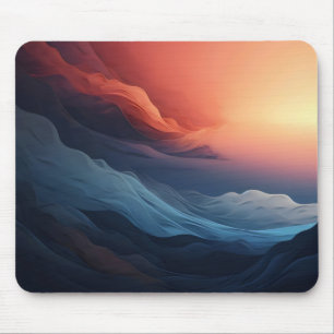 Tapis De Souris Couleur Abstraite coucher de soleil