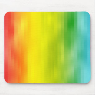 Tapis De Souris Couleur arc-en-ciel rayures Mousepad