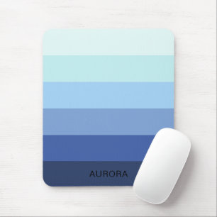 Tapis De Souris Couleur dégradée Retour à l'école - Nom personnali