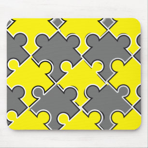 Tapis De Souris Couleur des pièces de puzzle de l'année 2021 illum