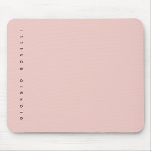 Tapis De Souris Couleur Pastel Minimaliste Moderne Personnalisée N