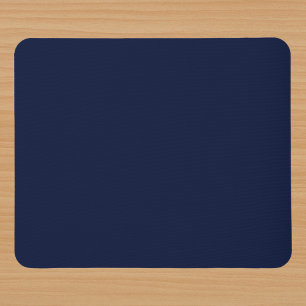 Tapis De Souris Couleur solide bleu marine de minuit