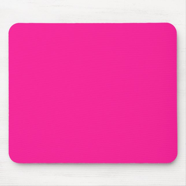 Tapis De Souris Couleur solide rose profonde (Devant)