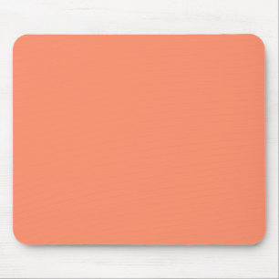 Tapis De Souris Couleur solide rose saumon Couleur tendance