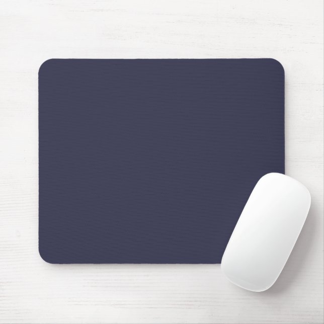 Tapis De Souris Couleur uni soir bleu foncé (Avec souris)