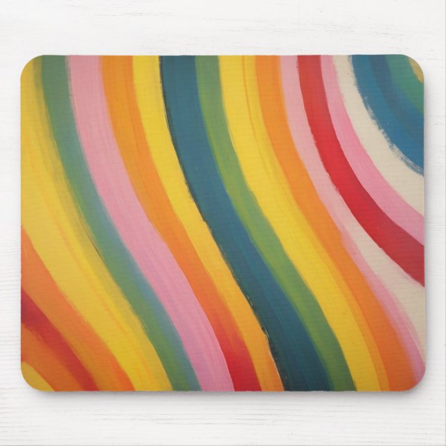 Tapis De Souris couleurs arc-en-ciel (Devant)