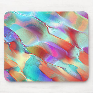 Tapis De Souris Couleurs arc-en-ciel dans la roche perchée virtuel