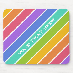 Tapis De Souris Couleurs arc-en-ciel mousepac personnalisé