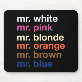 Tapis De Souris Couleurs de bandit