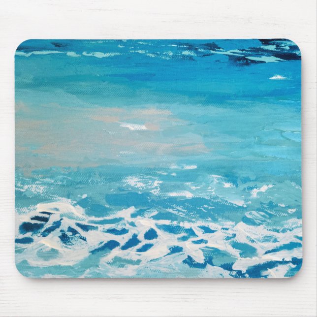 Tapis De Souris Couleurs d'eau peintes (Devant)