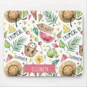 Tapis De Souris Couleurs Filles Relaxation Plage