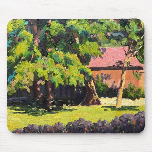 Tapis De Souris Couleurs vives sur le Big Tree (Devant)