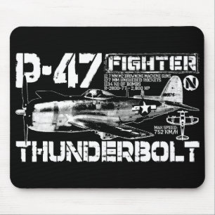 Tapis De Souris Coup de foudre P-47