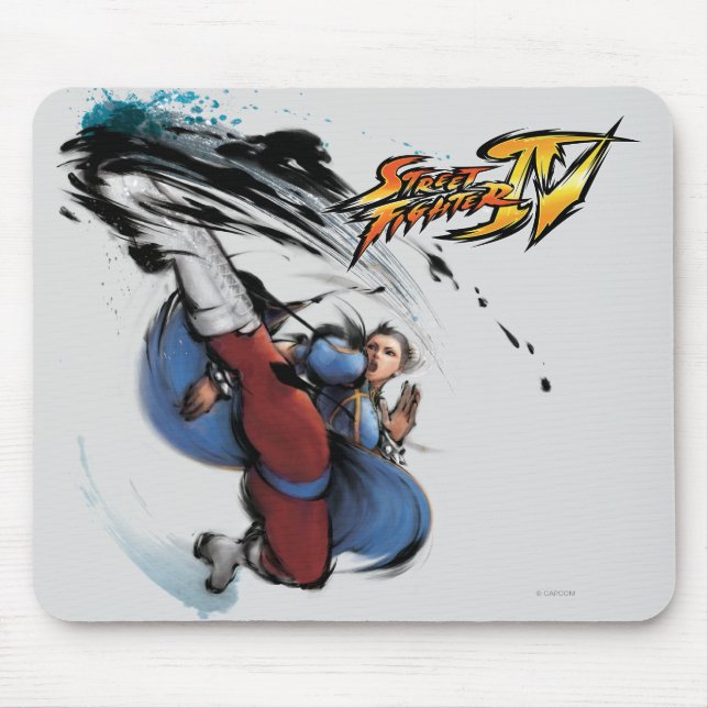Tapis De Souris Coup-de-pied de Chun-Li (Devant)