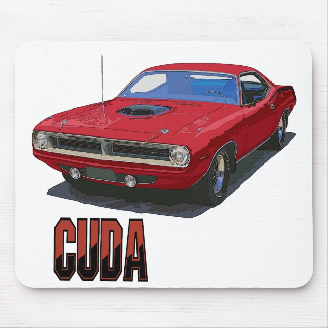 Tapis De Souris Coupe Cuda 1970 (Devant)