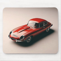 Coupe Jaguar de type E (rouge)