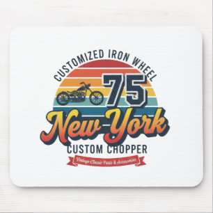 Tapis De Souris Coupe vintage New York 75 Sunset