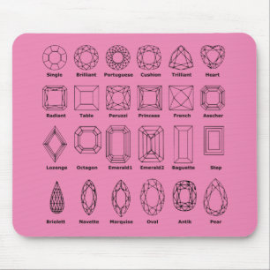 Tapis De Souris Coupes de diamant
