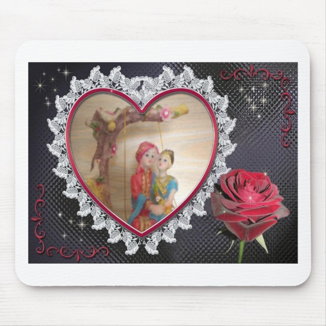 Tapis De Souris Couple Mariage asiatique sur l'art de la bascule c (Devant)