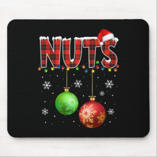 Tapis De Souris Couples de marrons amusants et assortis de châtaig