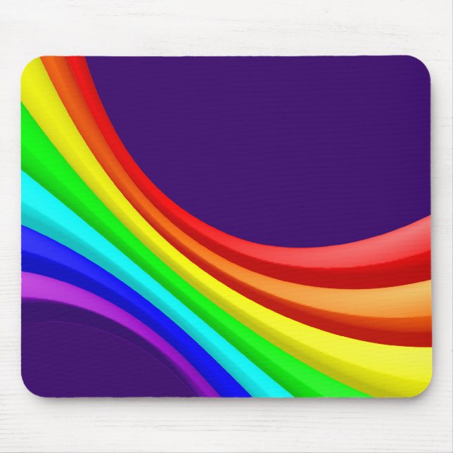 Tapis De Souris Courbe spectrale 3d - Purple profond 330066 (Devant)