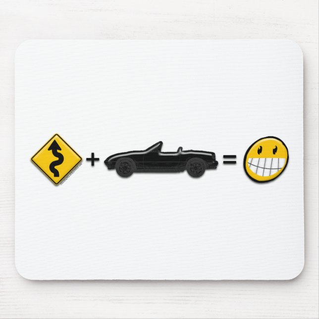 Tapis De Souris Courbes + MX5 = amusement (Devant)