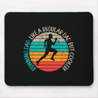 Tapis De Souris Courir Papa S Biathlon Marathon Coureur Pour Pères