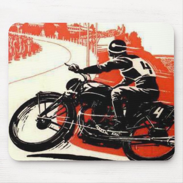 Tapis De Souris Course au cycle moteur (Devant)