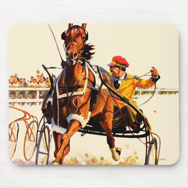 Tapis De Souris Course de harnais (Devant)
