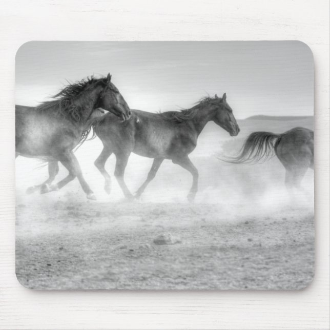 Tapis De Souris Course de mustang (Devant)